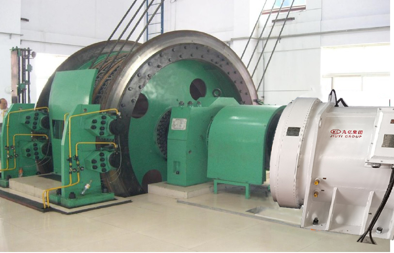 永磁減速同步電機直驅(qū)多繩摩擦式提升機 永磁減速同步電機直驅(qū)多繩摩擦式提升機